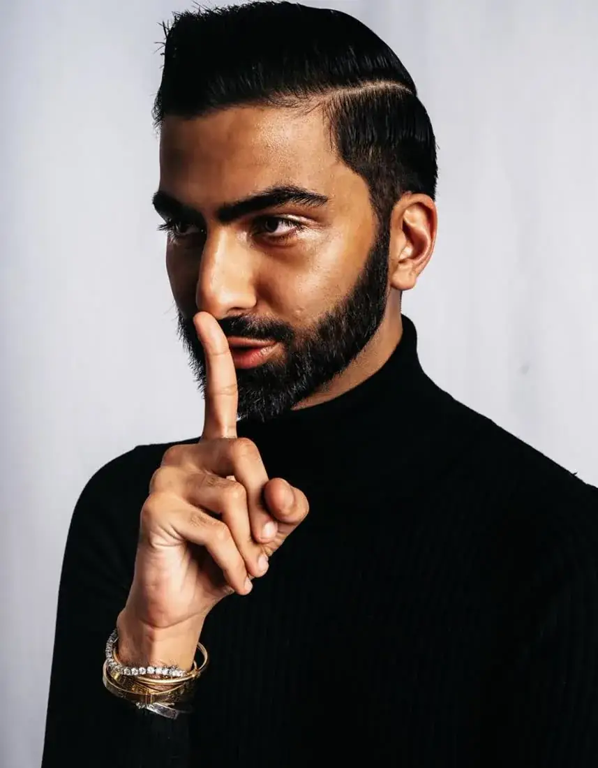 Men's shear cut and longer hair at Dino's Barbershop Normal Heights, San Diego